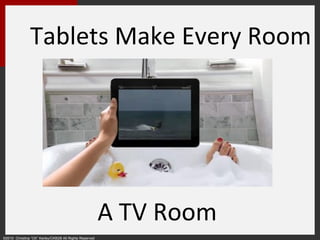 Tablets Make Every Room ©2010  Christina “CK” Kerley/CKB2B All Rights Reserved A TV Room 