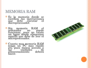 MEMORIA RAM 
 eEssc rilbae nm elmaso riina stdrounccdieo nsees qmuiecr opdroecbees adoerje. cutar el 
 oSridne namdoerm orian o RAMpu edeel fuunn cliuognaarr ,d opnudees anlmo aecxeinsater amqiucreollpor oqcuees addeobre. de leer el 
 tCeunagnat au mn aPs Cm emmaosr iar áRpAidMo ilraás, pues umniednaodse sa ccesos dae ahlamcearc.enamiento deberá 
 
