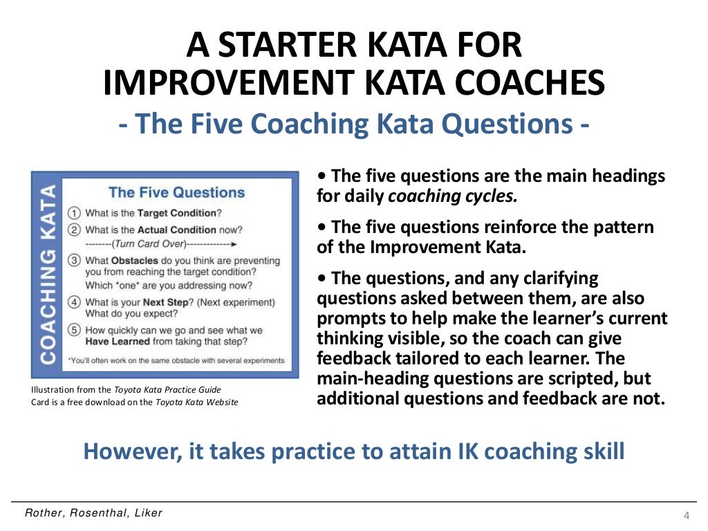 Starter Kata for Coaching