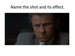Name the shot and its effect.
 