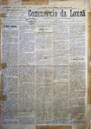 Commercio da Louzã n.º 2 – 11.04.1909