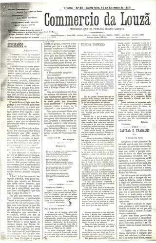 Commercio da Louzã n.º 23 – 16.09.1909
