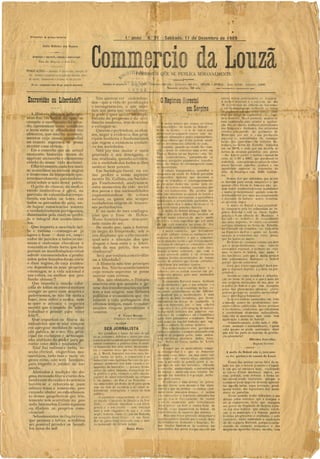 Commercio da Louzã n.º 31 – 11.12.1909