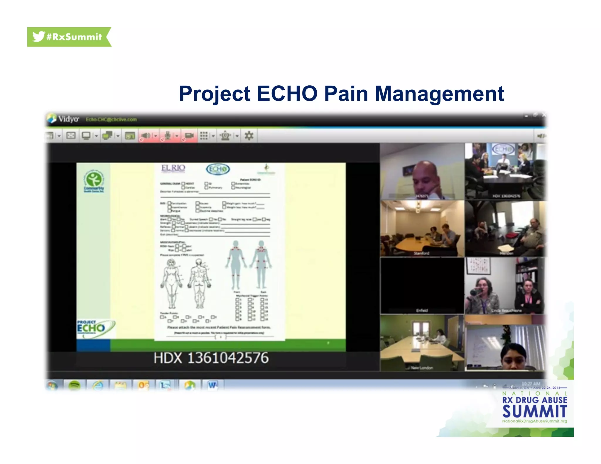 Project ECHO Pain Management
 
