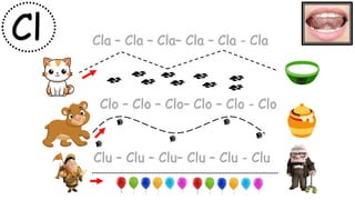Difonos Consonánticos cl-fl-gl -material | PDF
