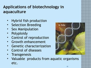 CL- Introduction-Fisheries Biotechnology | PPTX