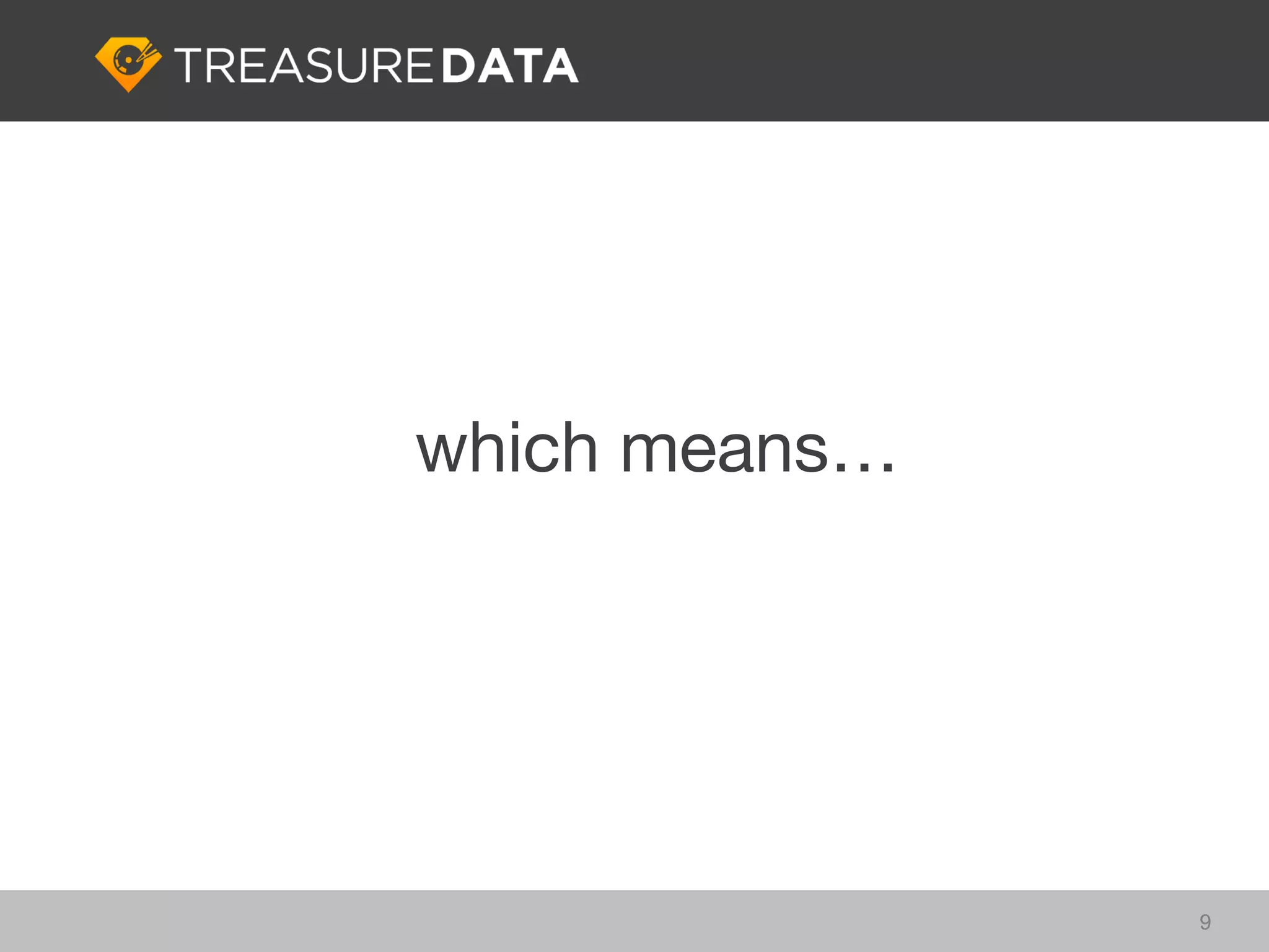 which means…




               9
 