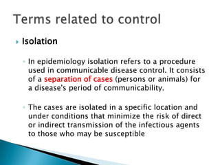 Cl 02 principles in control and prevention of communicable diseases | PPTX