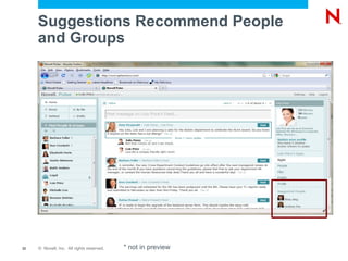 Novell ®  Pulse  Could Have a Similar Game-changing Effect Imagine a World  Before E-mail Faster decision making 