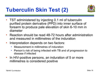 Tubercolin Tuberculosis and hiv in humanrevised.ppt