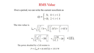 Initial Rms Value RMS value calculation using integral.pptx