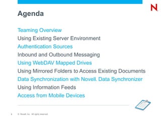 Agenda Teaming Overview 