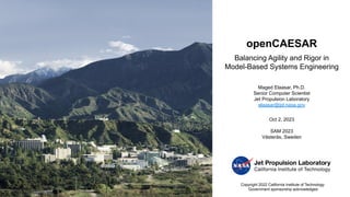 Balancing Agility and Rigor in Model-Based Systems Engineering ...