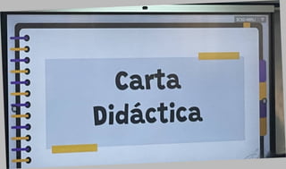 Carta
Didáctica
 