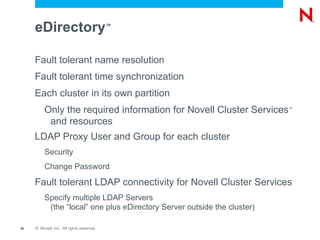 Supports active-passive clustering 