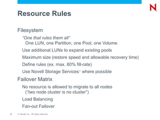 Supports resource monitoring 