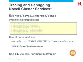 No standalone NCP daemon /etc/opt/novell/ncpserv.conf 