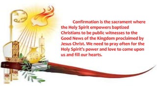 Christian Living (Sacrament of Confirmation) | PPTX