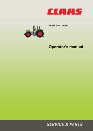 ELIOS 230-220-210
Operator's manual
 