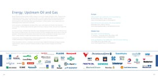 Energy: Upstream Oil and Gas                                                                                 Europe
             Recent demand forecasts predict a 50% increase in oil and gas supplies through to 2030. Based on this        The European Gas Conference, 3rd Annual Meeting
             widely believed forecast, there is a significant deficit in current supply levels with demand outstripping   26-28 January 2010, Vienna, Austria
             current production considerably. New oil and gas reserves are getting harder and more expensive to
                                                                                                                          www.theenergyexchange.co.uk/eurogas10
             find and produce with many exploration areas now based in ‘frontier regions’ such as deep water and
             challenging climatic areas such as the Arctic.                                                               North Africa Oil & Gas Summit, 5th Annual Meeting
             Some countries in the Middle East and North Africa, Asia, Latin America and Russia, have restrictive
                                                                                                                          November 2010, Vienna, Austria
             access to IOCs, meaning opportunities for global oil and gas companies remain, but with much higher risk     www.theenergyexchange.co.uk/northafricasummit
             scenarios.

             As many oil and gas companies deal with day-to-day challenges emanating from the current financial crisis,   Middle East
             they continue to keep an eye on the future and look at how their available assets can be used to fund new
             programs, partnerships and acquisitions that increase their access to potential oil and gas reserves world   Gas Arabia, 5th Annual Meeting
             wide, increase diversity of supply and promote cleaner and more efficient energy supplies.                   31 January – 3 February 2010, Abu Dhabi, UAE
                                                                                                                          www.theenergyexchange.co.uk/gasarabia
             A key tool for many in keeping abreast of emerging opportunities in the upstream oil and gas sectors
             includes attendance at Energy Exchange hosted events.                                                        Oil & Gas Pipelines in the Middle East, 10th Anniversary Meeting
                                                                                                                          16-19 May 2010, Abu Dhabi, UAE
             These international summits, conferences and seminars have established themselves as leading industry
             meeting places, where the principal influencers gather to assess the latest strategic and technical
                                                                                                                          www.theenergyexchange.co.uk/mepipes10
             challenges.




     Major sponsors of our Upstream events include:




24                                                                                                                                                                                           25
 