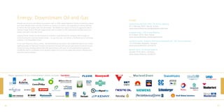 Energy: Downstream Oil and Gas                                                                                   Europe
             Despite low oil prices and falling consumption rates in 2009, global legislation aimed at producing cleaner      Global Petrochemicals 2010, 7th Annual Meeting
             and more efficient fuels is forcing oil refiners to continue to invest in the upgrading of refining facilities   9-11 February 2010, Vienna, Austria
             to deliver the high quality fuels now demanded. The Middle East region continues its aggressive plan to
                                                                                                                              www.wraconferences.com/globalpetrochemicals
             capture a large share of the fuel supply market with a number of new downstream facilities coming on
             stream now and in the near future.                                                                               European Fuels, 11th Annual Meeting
             Looking further ahead, the IEA forecasts an increase in total demand for energy by 50% through to
                                                                                                                              9-12 March 2010, Paris, France
             2030 ensuring that that fossil-based energy – oil, gas and coal – will remain a dominant source of energy        www.wraconferences.com/europeanfuels
             supplies in the foreseeable future.
                                                                                                                              Central & Eastern European Refining & Petrochemicals, 13th Annual Meeting
             In line with these key industry drivers, the World Refining Association has established itself as the world’s    12-14 October, Budapest, Hungary
             leading provider of high level strategic and technical focused refining and petrochemical industry forums.       www.wraconferences.com/cee10
             Strong and long standing relationships with governments and major oil and petrochemical producers
             worldwide, result in audiences of key decision makers from across the globe who actively influence and           Biofuels 2010, 5th Annual Meeting
             drive the industry forward.                                                                                      October 2010, Berlin, Germany
                                                                                                                              www.wraconferences.com/bio10




     Major sponsors of our Downstream events include:




30                                                                                                                                                                                                        31
 