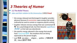 Freud Humour Understanding Humor: Psychological Theories and Cultural Contexts in ...