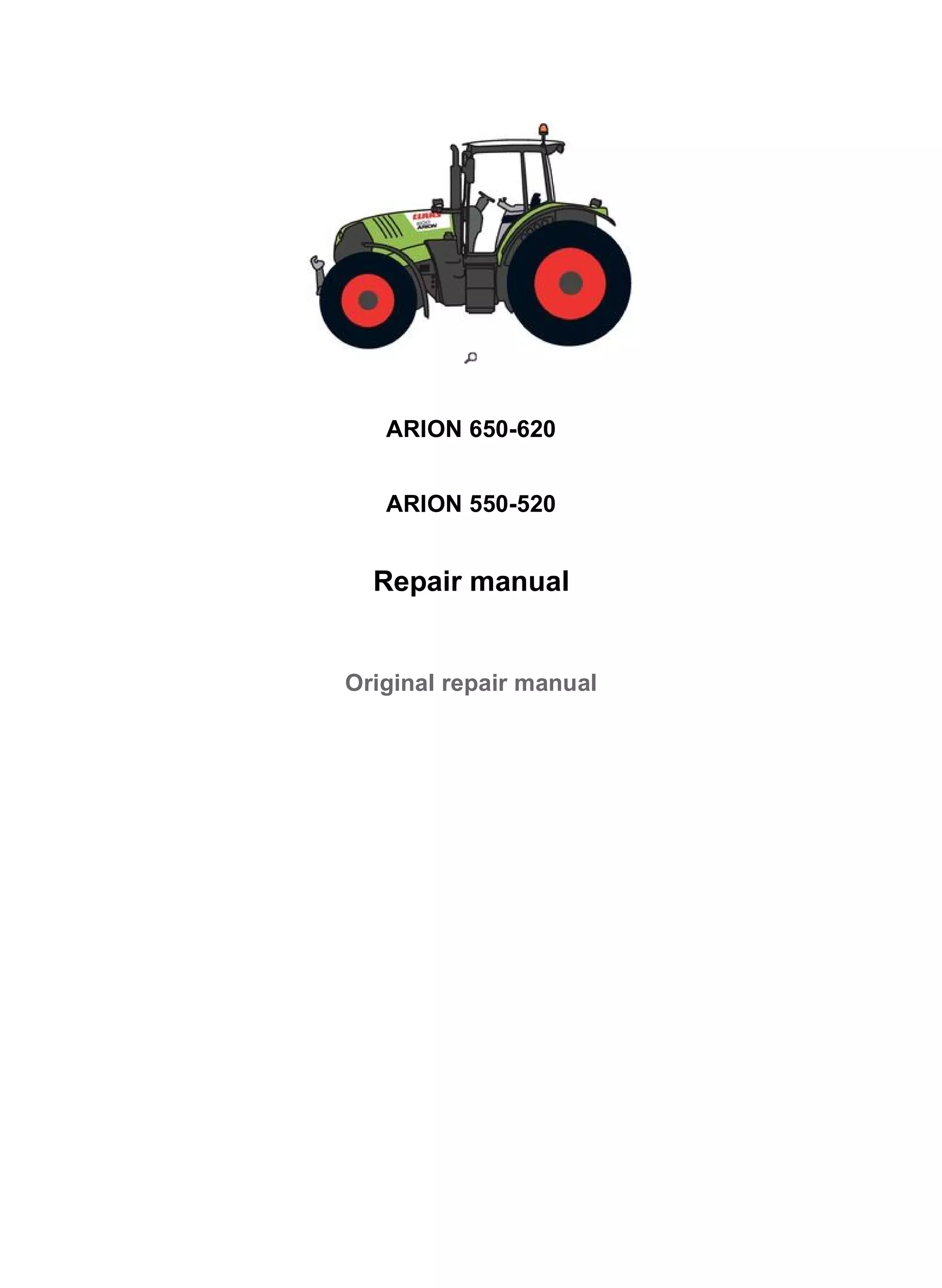 Manuels Atelier Et Opérateur CLAAS Arion - CD D'origine - Neuf Pour Réparation Tracteur
