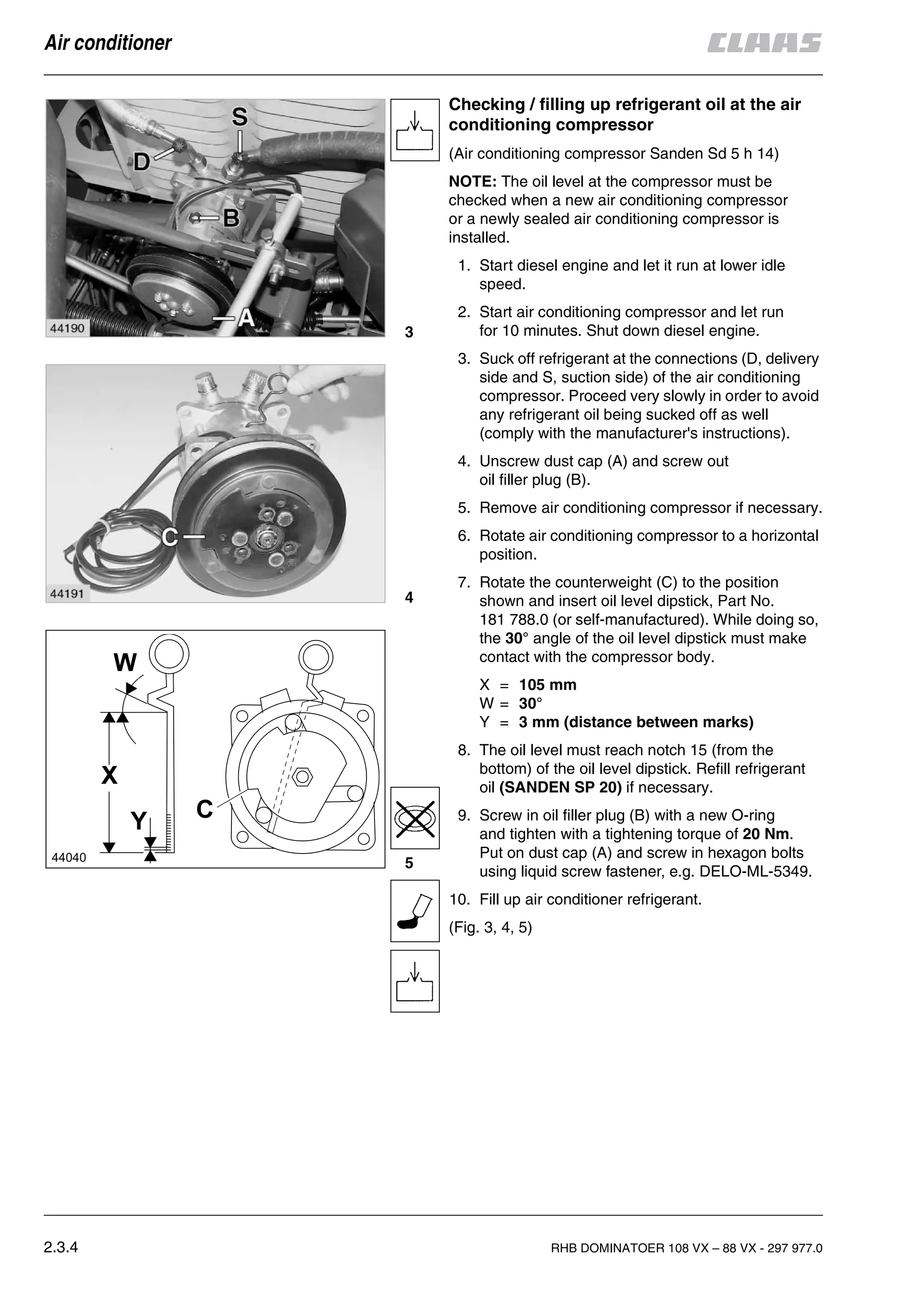 Plan De Graissage Pour Moissonneuse-batteuse Claas DOMINATOR 108, 98, 88, 78 - Année 1986 | Document Technique D'occasion