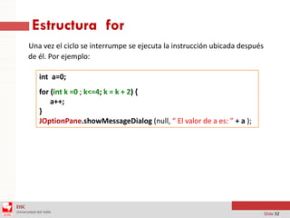 Ciclos Java - NetsBeans - Algoritmia | PDF