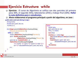 Ciclos Java - NetsBeans - Algoritmia | PDF