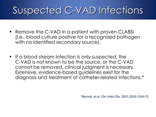 CDC GUIDELINES ON CENTRAL LINE ASSOCIATED BLOOD STREAM INFECTION | PPT