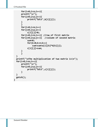 C Programming | DOCX