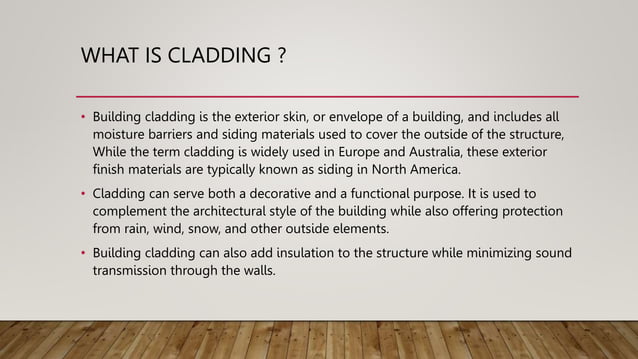 CLADDING AND GLAZING.pptx