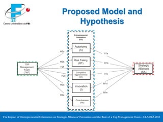THE IMPACT OF ENTREPRENEURIAL ORIENTATION ON STRATEGIC ALLIANCES ...