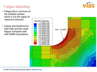 Fatigue Analysis of Subsea Cladded Vessel using fe-safe | PDF