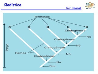 Cladística
Prof. Emanuel
 