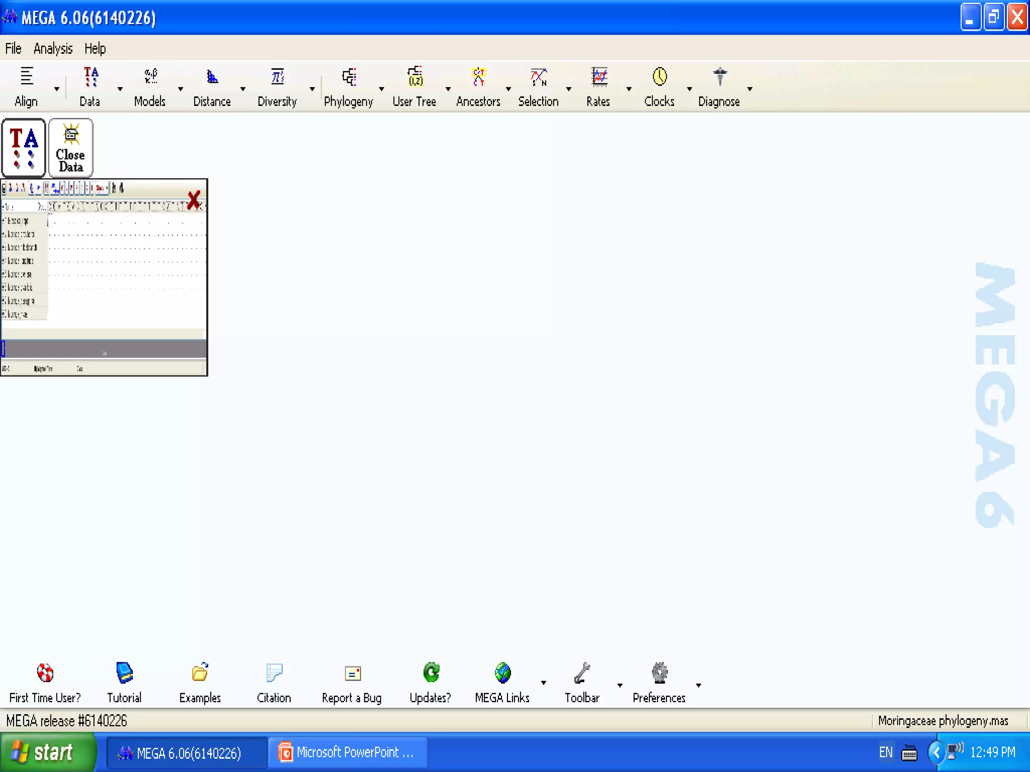Basics of Cladistic Analysis Workshop