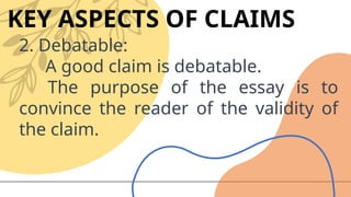 CLAIM OF POLICY, VALUE AND FACT.pptx HHHQHHQHQHQH | PPTX