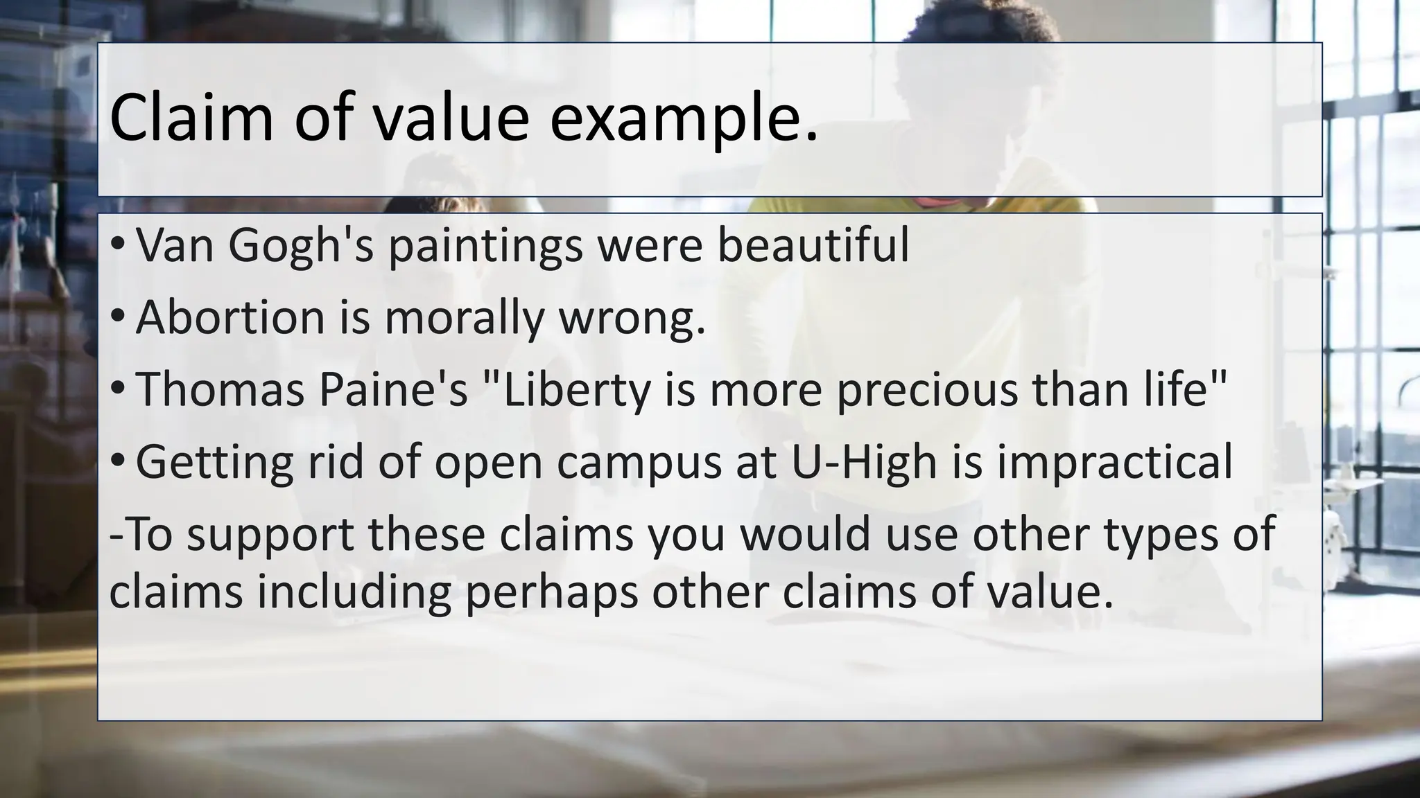 CLAIM OF VALUE POWERPOINT PRESENTATION.pptx