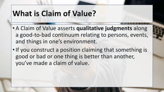 CLAIM OF VALUE POWERPOINT PRESENTATION.pptx