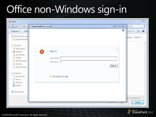 Office non-Windows sign-in