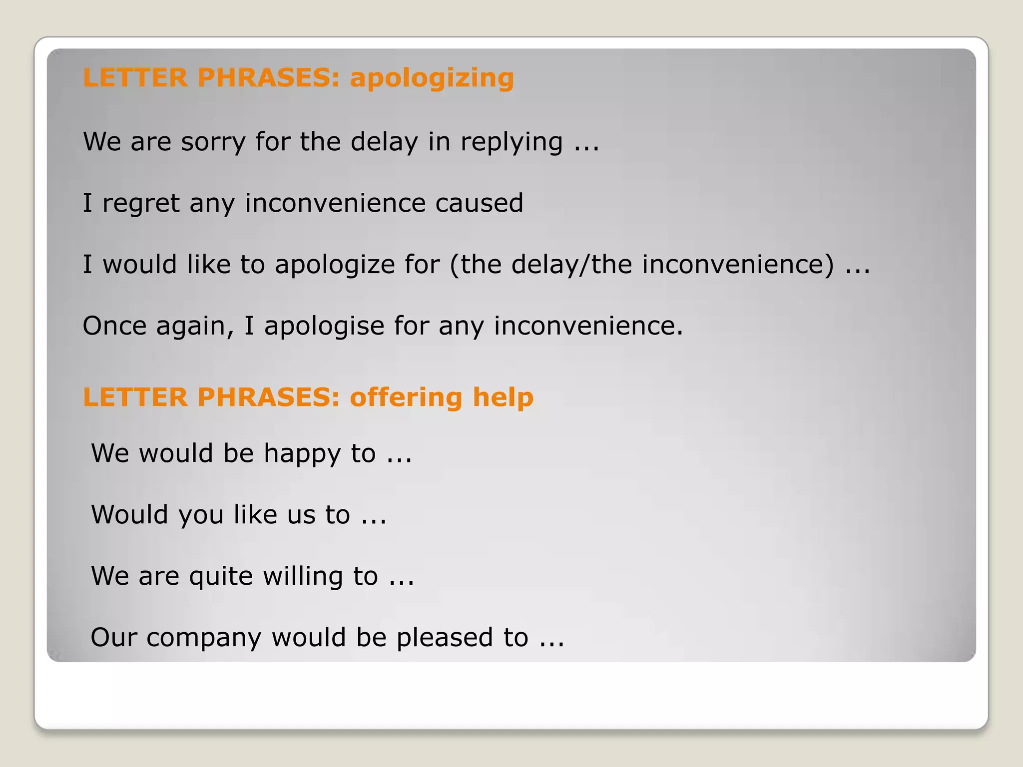 It’s not going to help if you start to get angry.