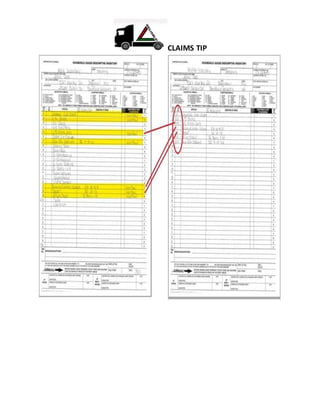 CLAIMS TIP
 