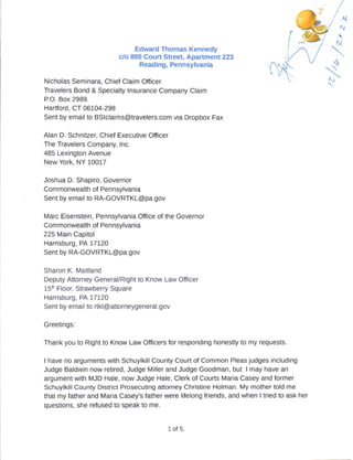 Public Notice Affidavit of Truth vs Pennsylvania Public Official | PDF