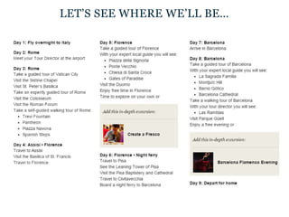 LET’S SEE WHERE WE’LL BE…
 