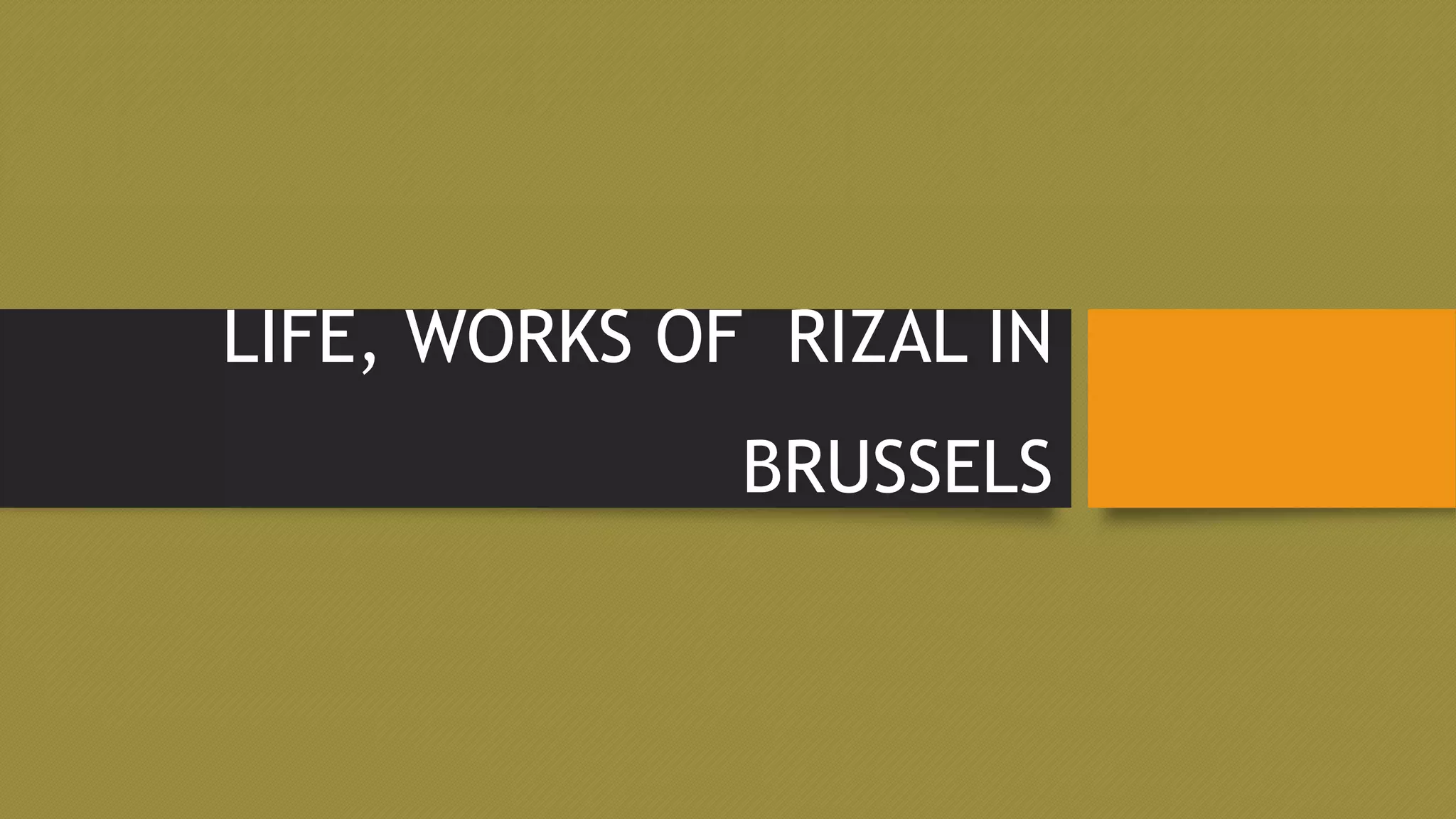 RIZAL’S SECOND SOJOURN IN PARIS AND THE UNIVERSAL EXPOSITION OF 1889 | PPTX