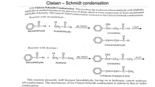 Claisen – Schmidt condensation
 
