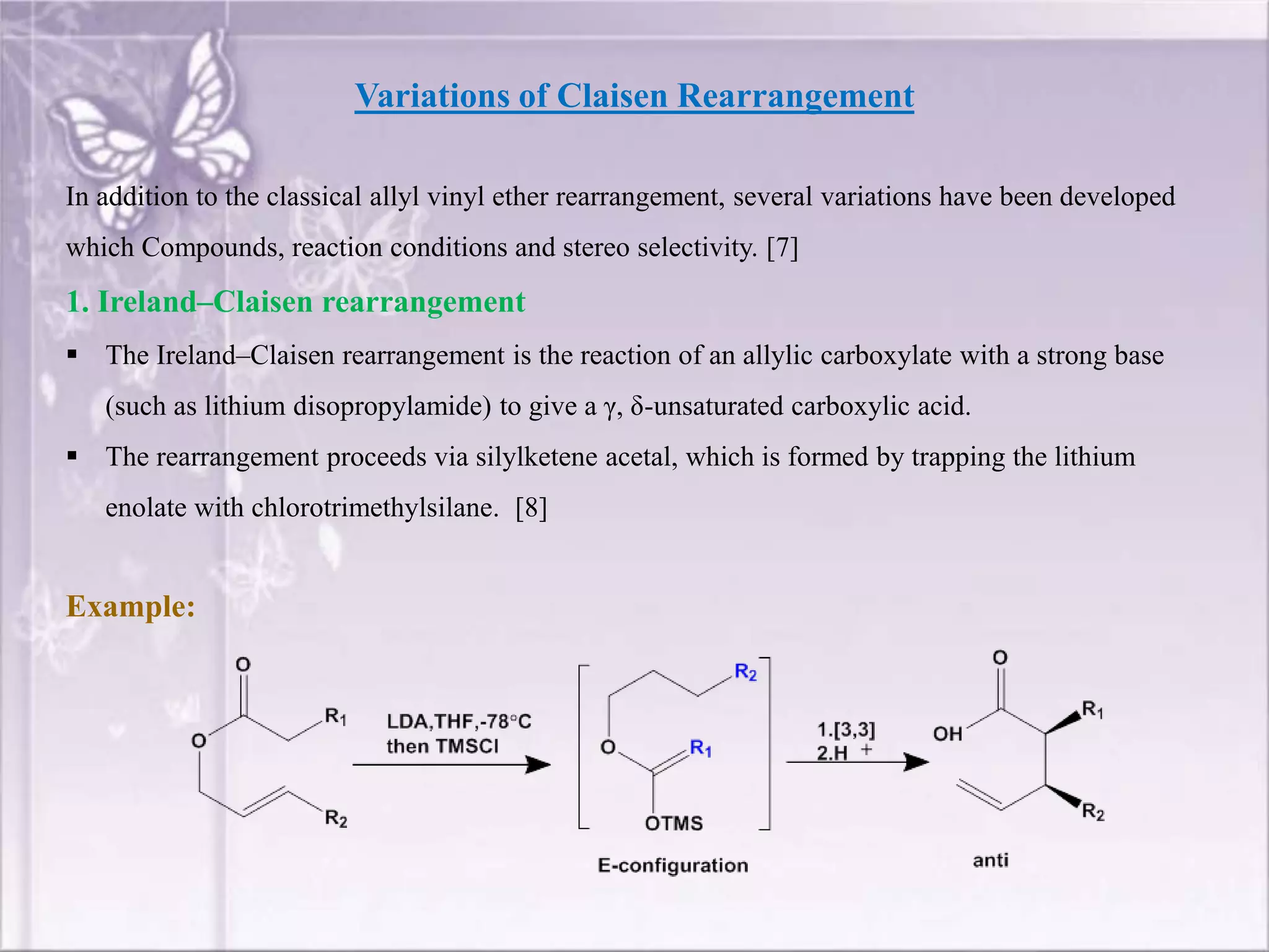claisen rearrangement , 191534-1.pptx