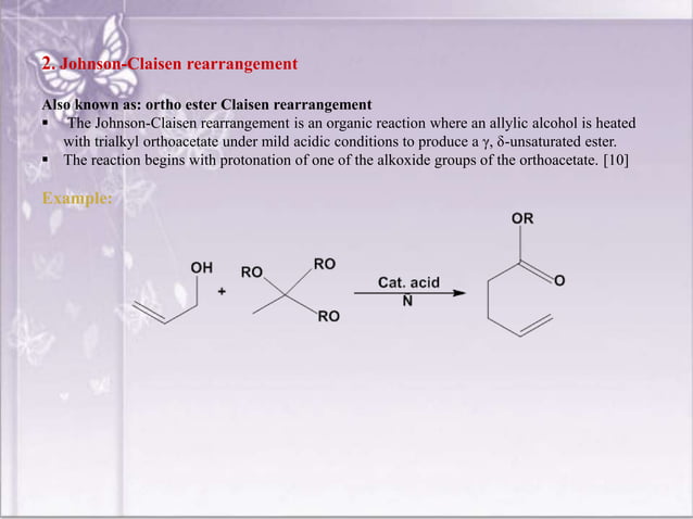 claisen rearrangement , 191534-1.pptx