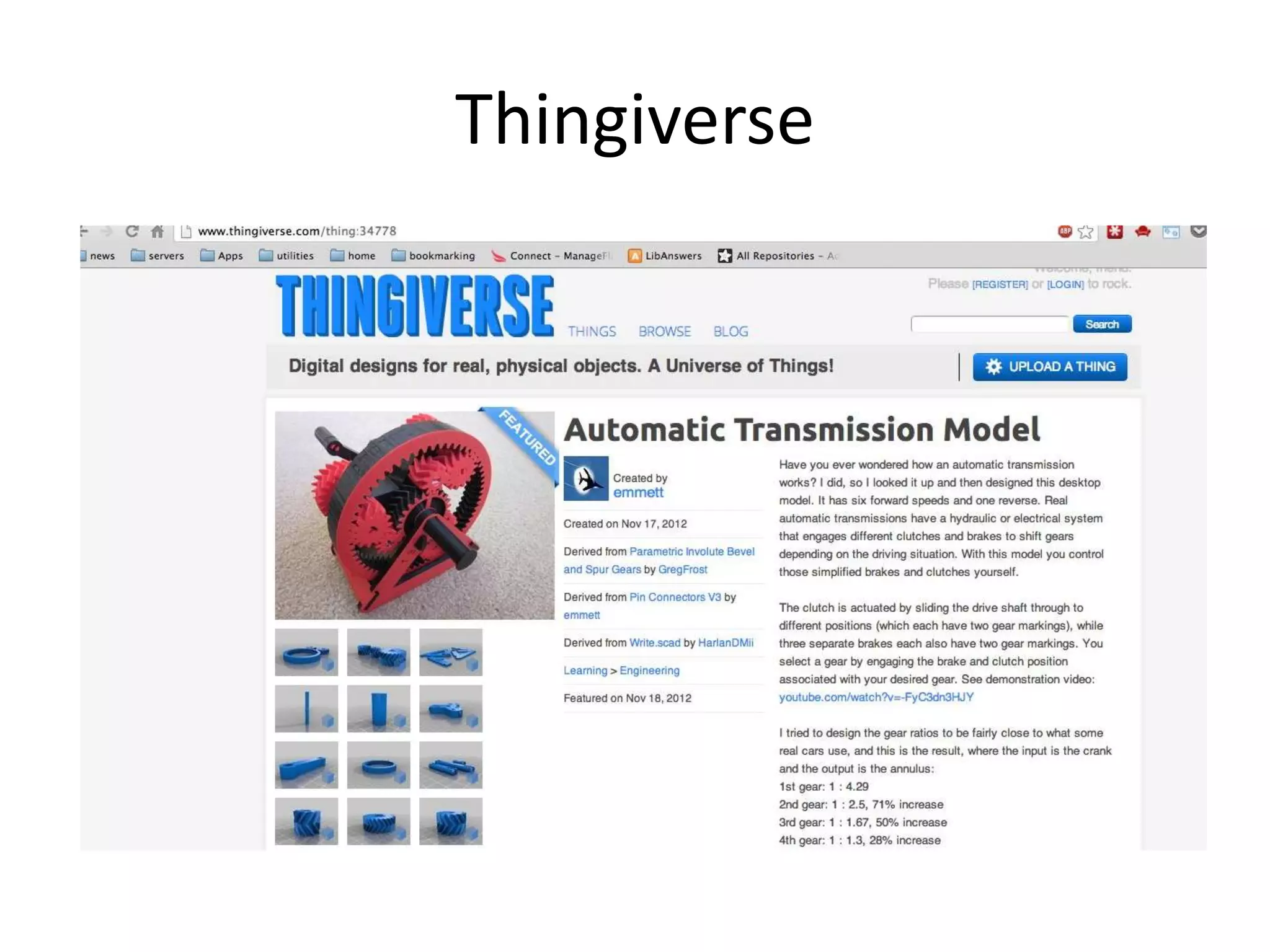 Thingiverse
 